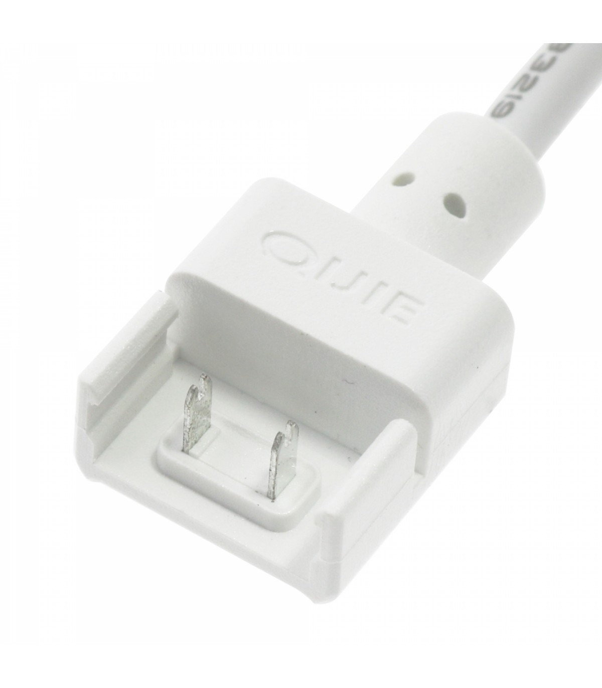 Conector Intermedio Con Cable Para Tira Led Ip68 10Mm Out 8Mm In 2Pin