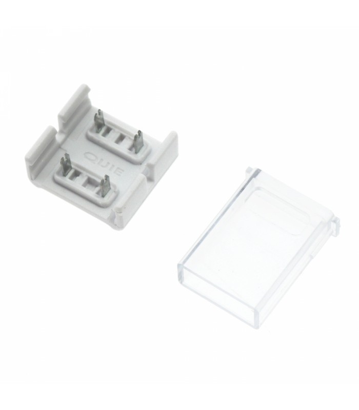 Conector Intermedio Para Tira Led Ip68 12Mm Out 10Mm In 2Pin