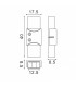 Conector Intermedio Para Tira Led Ip68 12Mm Out 10Mm In 2Pin