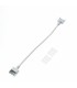 Conector Intermedio Con Cable Para Tira Led Ip68 12Mm Out 10Mm In 2Pin