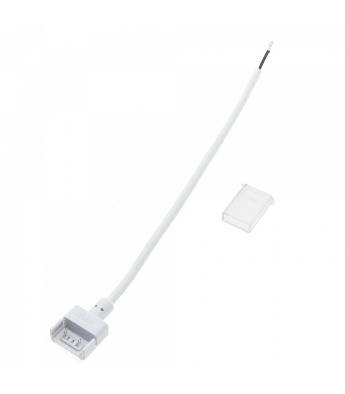Conector de Inicio Para Tira Led Ip68 12Mm Out 10Mm In 2Pin