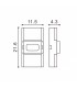 Conector Ultramini Para Tira 10Mm 12V/24V Monocolor