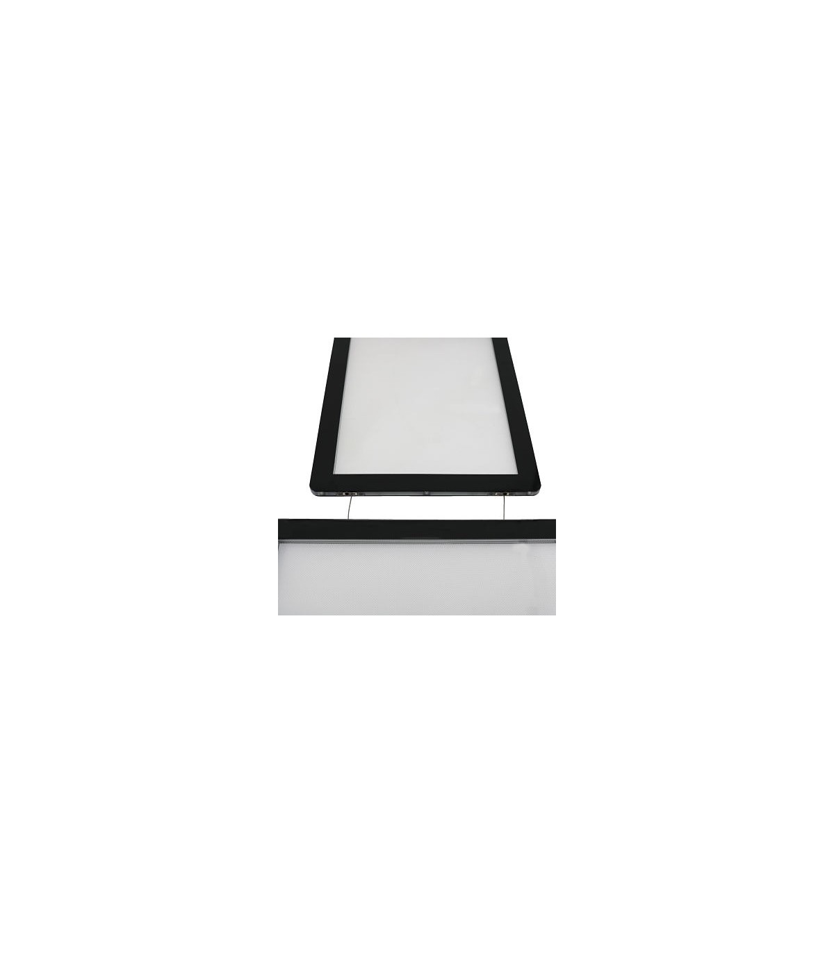 Poster LED A3 2 Caras 12V 10W Negro