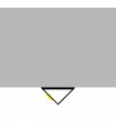 Perfil de Aluminio Triangular -2 Metros-