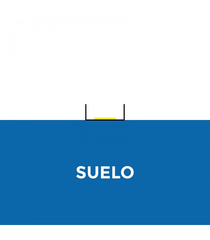 Perfil de PC Para Tiras Led 220V -2 metros-