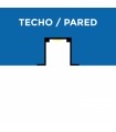 Perfil de Aluminio Con Alas Para Neón Led 24V/220V -2 Metros-