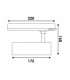 Foco Carril Trifásico LEPSIE 32W 3520LM 36º Blanco