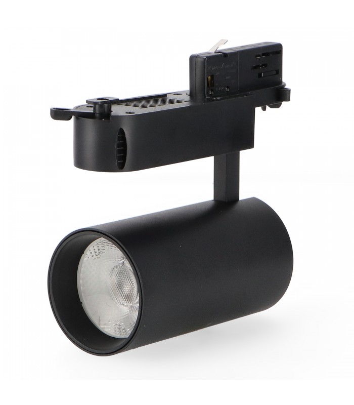 Foco Carril Trifásico TURIN 30W 2680LM 24º Negro