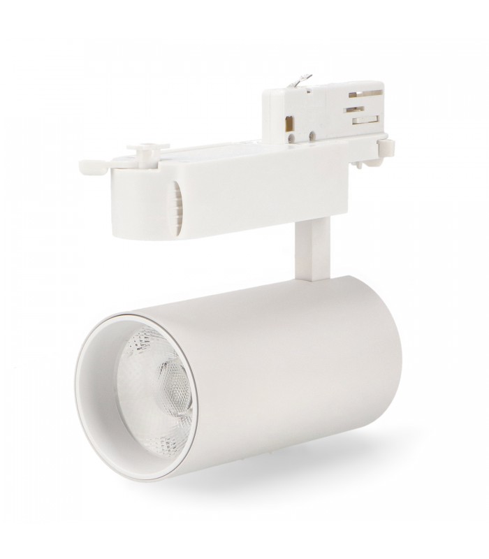 Foco Carril Trifásico TURIN 30W 2680LM 24º Blanco