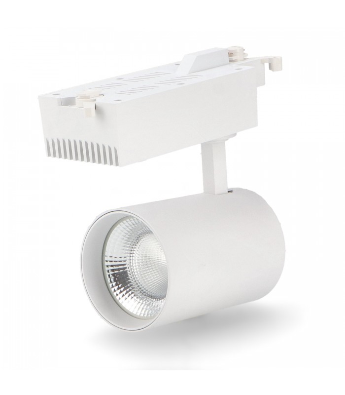 Foco Carril Monofásico PROLUX 40W 4400Lm 60º Blanco