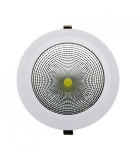 Downlight LED 40W 4.000Lm 90º IP40 Blanco 