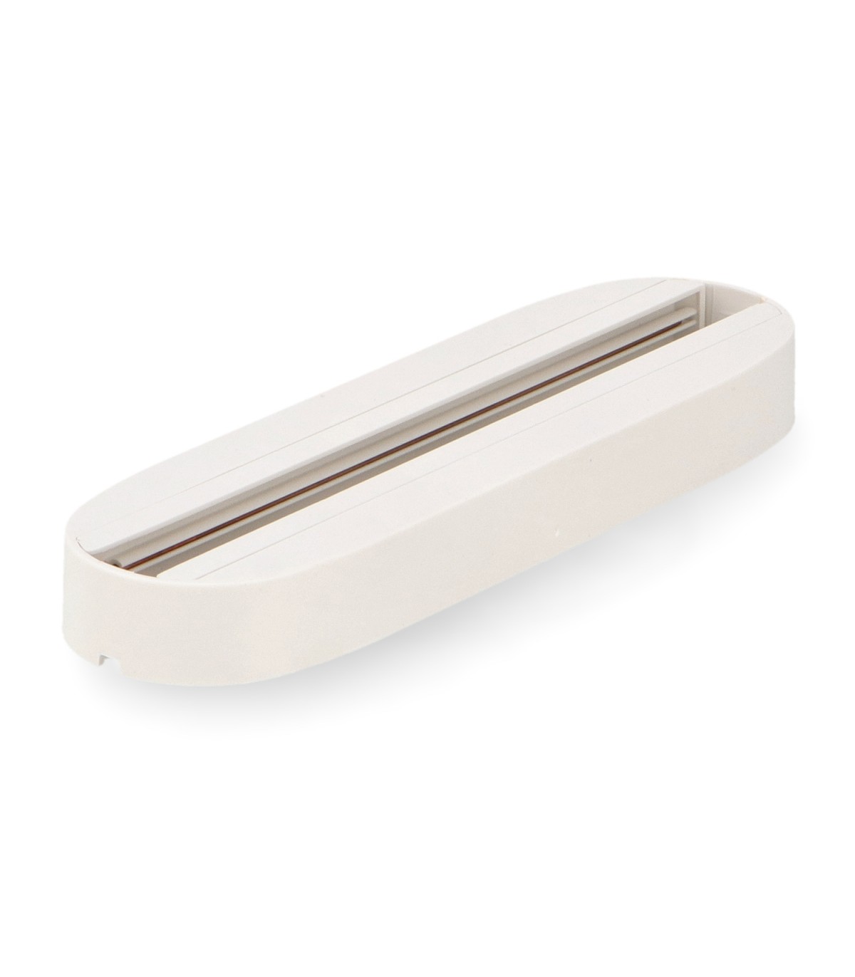 Base De Superficie Con Carril Monofásico Blanco