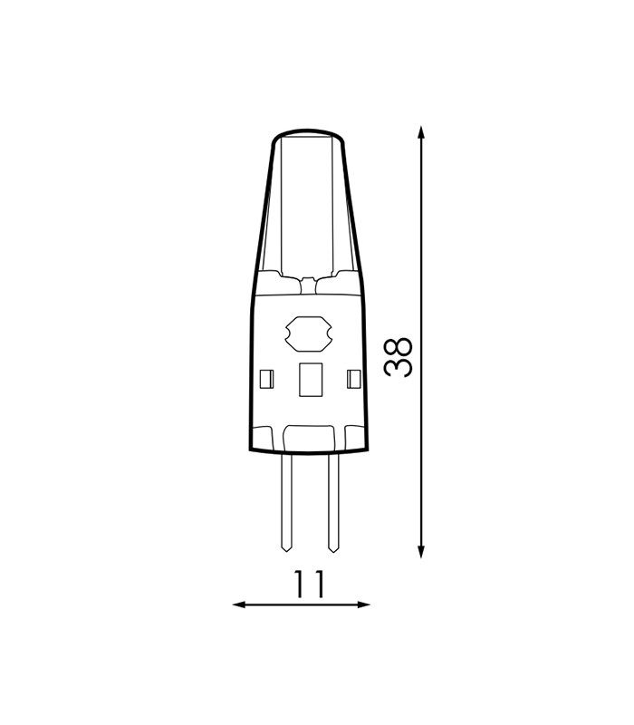 Bombilla Led 3W 240LM 330º 12VDC G4