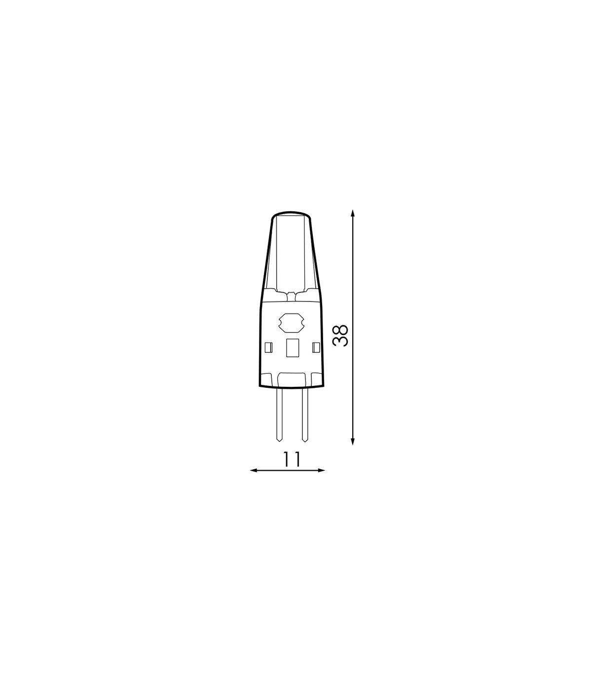 Bombilla Led 3W 240LM 330º 12VDC G4