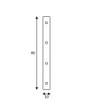 Conector Plano En Línea para Perfil Aluminio