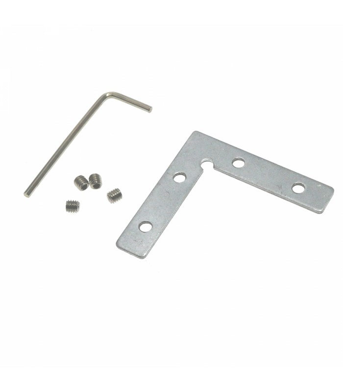 Conector Plano En Esquina para Perfil Aluminio