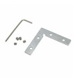 Conector Plano En Esquina para Perfil Aluminio