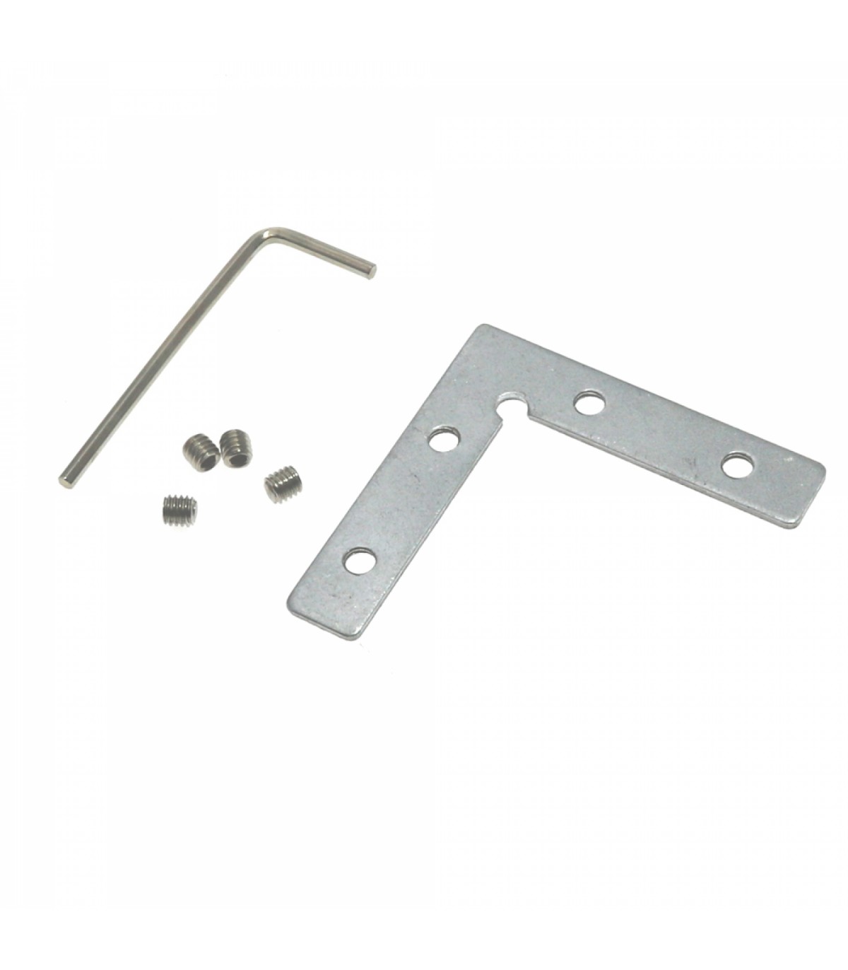 Conector Plano En Esquina para Perfil Aluminio