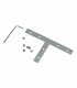 Conector Plano En T para Perfil Aluminio
