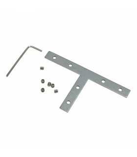 Conector Plano En T para Perfil Aluminio