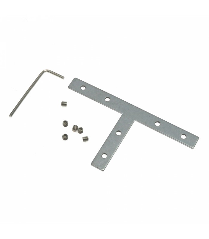 Conector Plano En T para Perfil Aluminio