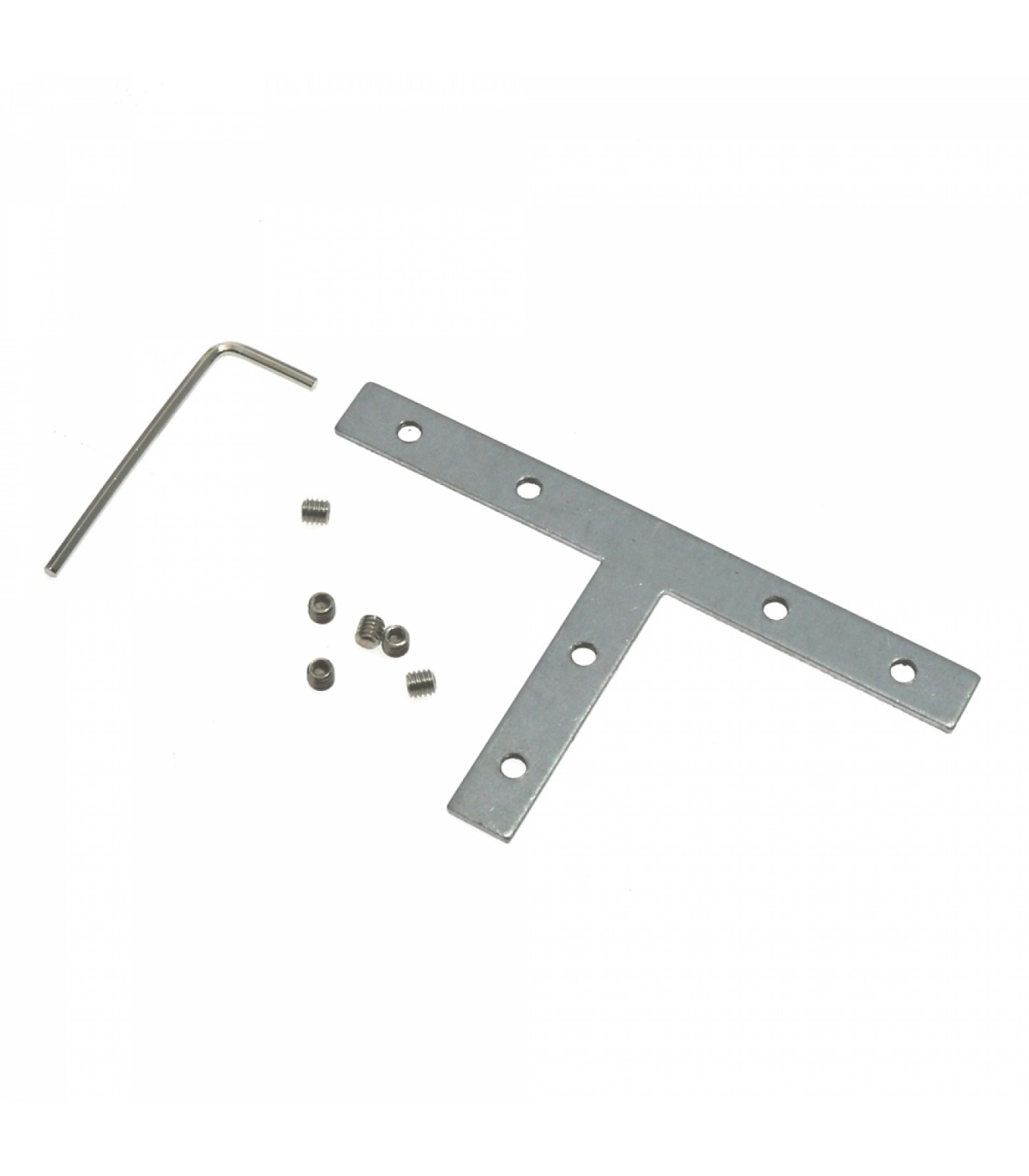 Conector Plano En T para Perfil Aluminio