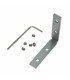 Conector Plano En Esquina Vertical para Perfil Aluminio