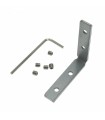 Conector Plano En Esquina Vertical para Perfil Aluminio