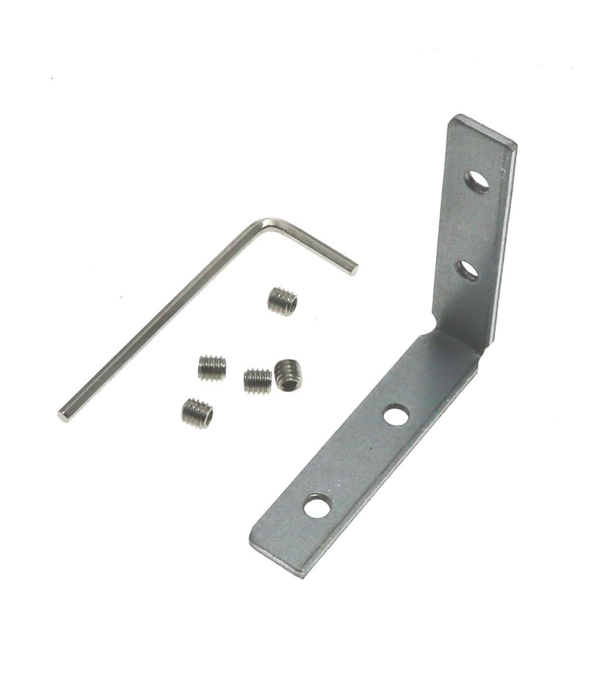 Conector Plano En Esquina Vertical para Perfil Aluminio