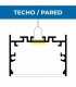 Perfil de Aluminio NING Superficie/Colgante -2 Metros-