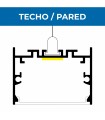Perfil de Aluminio NING Superficie/Colgante -2 Metros-