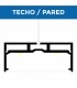 Perfil de Aluminio SANTMIG Superficie/Colgante -2 Metros-