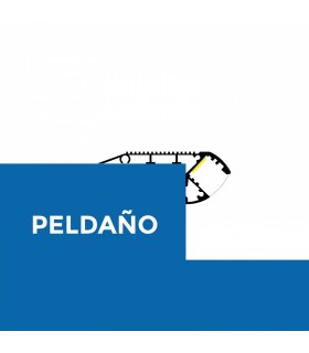 Perfil de Aluminio Especial ESCALERAS Superficie -2 Metros-