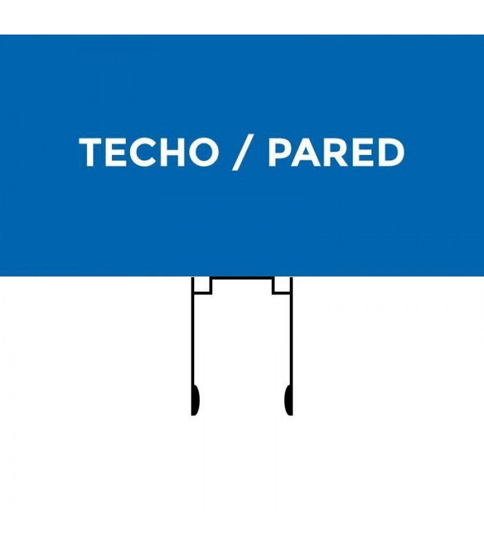 Perfil de Aluminio Para NEON Led -2 Metros-