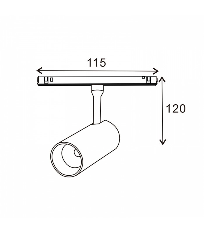 Foco Led DETAIL Serie 16Mm 20W 2000Lm 36º Blanco 48V