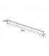 Foco Led LOUNGE Serie 16Mm 20W 2000Lm 120º Negro 48V