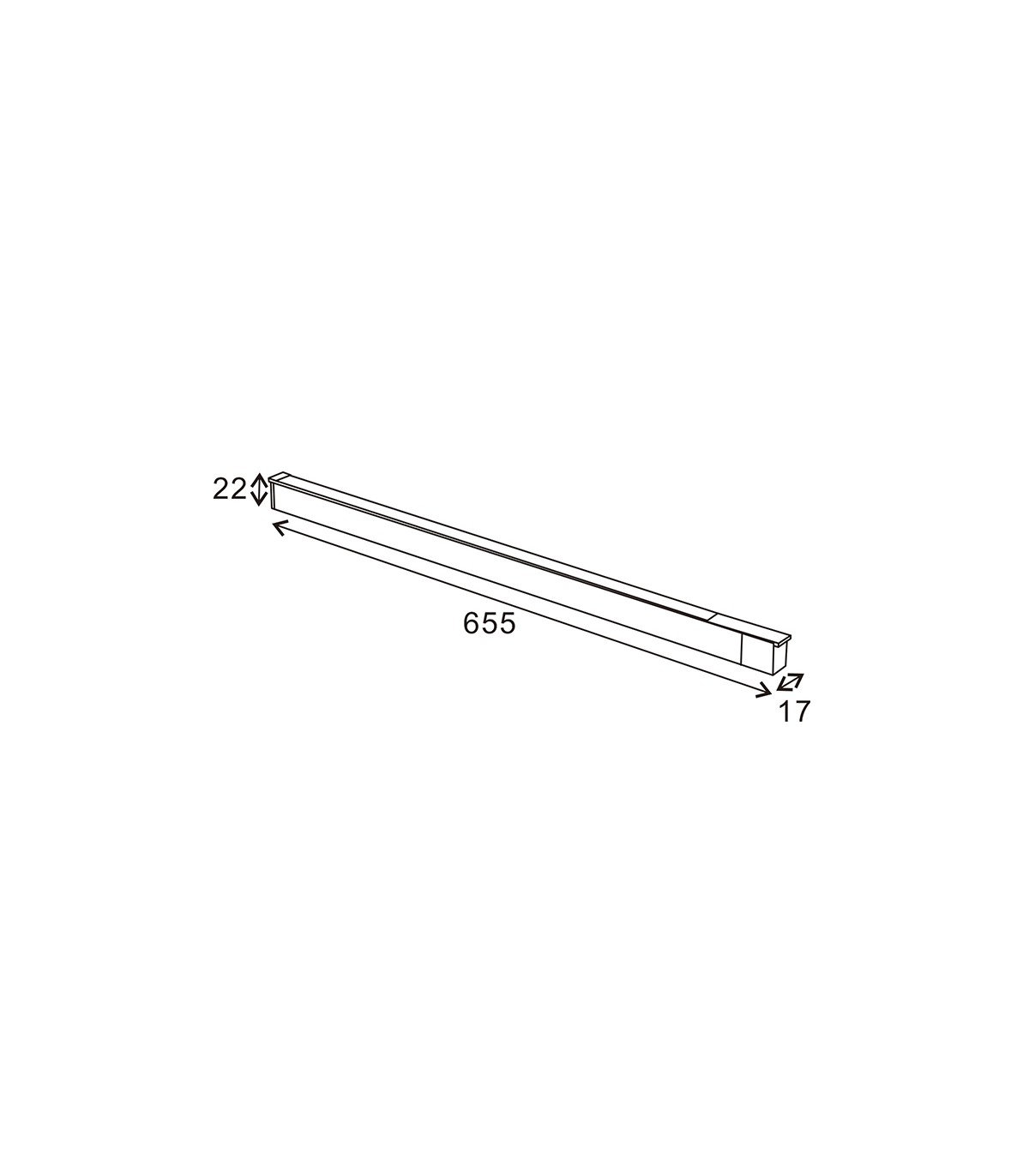 Foco Led LOUNGE Serie 16Mm 20W 2000Lm 120º Negro 48V