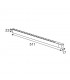 Foco Led HALLWAY Serie 16Mm 24W 2400Lm 36º Negro 48V