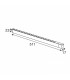Foco Led HALLWAY Serie 16Mm 24W 2400Lm 36º Blanco 48V