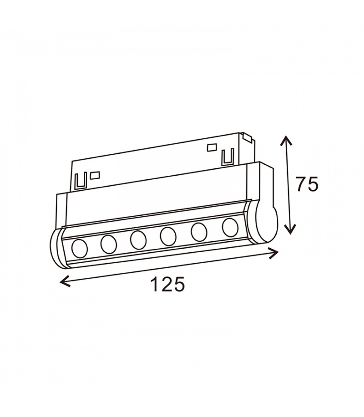Foco Led LINEAIRE Serie 16Mm 6W 600Lm 36º Blanco 48V