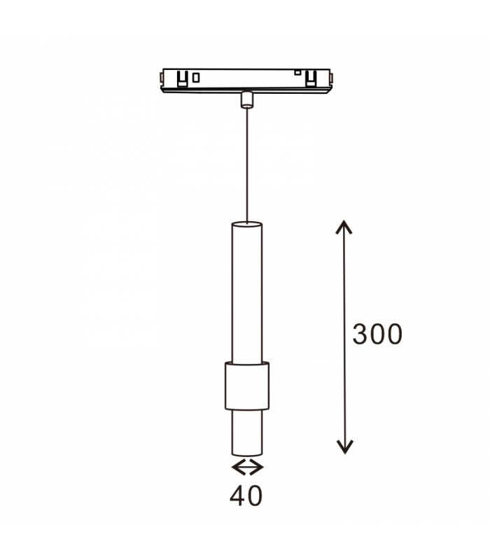 Foco Led DETAIL PLUS Serie 16Mm 10W 1000Lm 36º Negro 48V