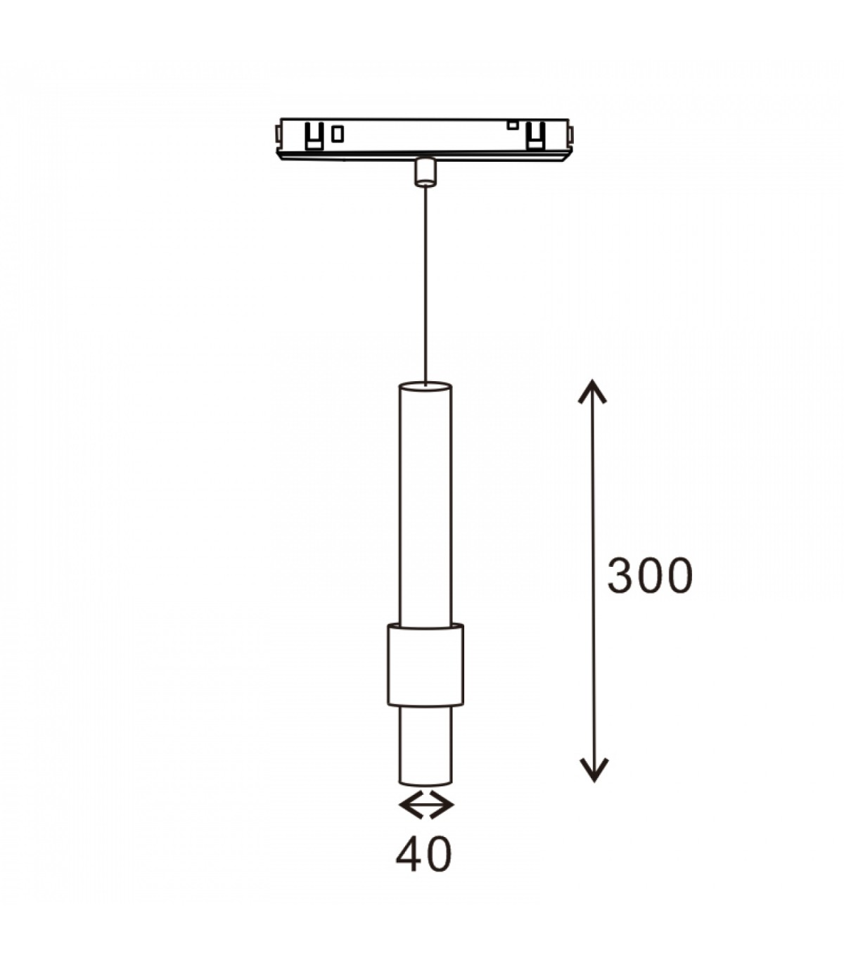 Foco Led DETAIL PLUS Serie 16Mm 10W 1000Lm 36º Negro 48V