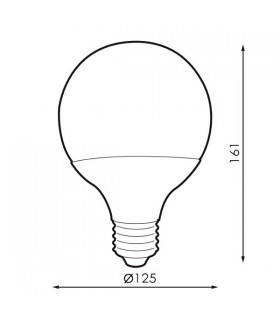 Bombilla Globo LED G120 20W 1.610Lm 300º E27 IP20 