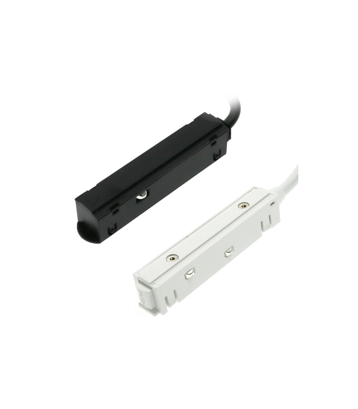 Conector Con Cable Para Fuente Alimentación Externa Carril Magnético Serie 16Mm