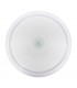 Plafón de superficie 2xE27 IP20 con sensor de movimiento.