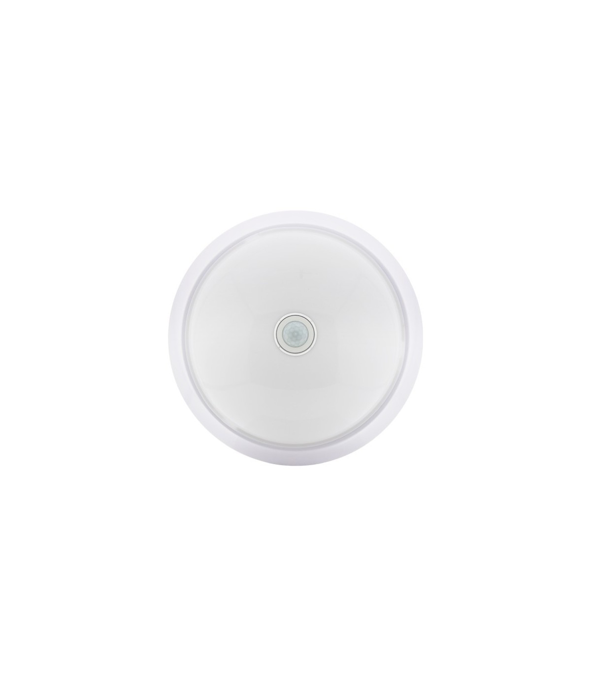 Plafón de superficie 2xE27 IP20 con sensor de movimiento.