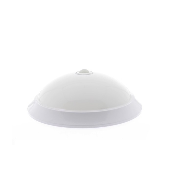Plafón de superficie 2xE27 IP20 con sensor de movimiento.