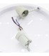 Plafón de superficie 2xE27 IP20 con sensor de movimiento.