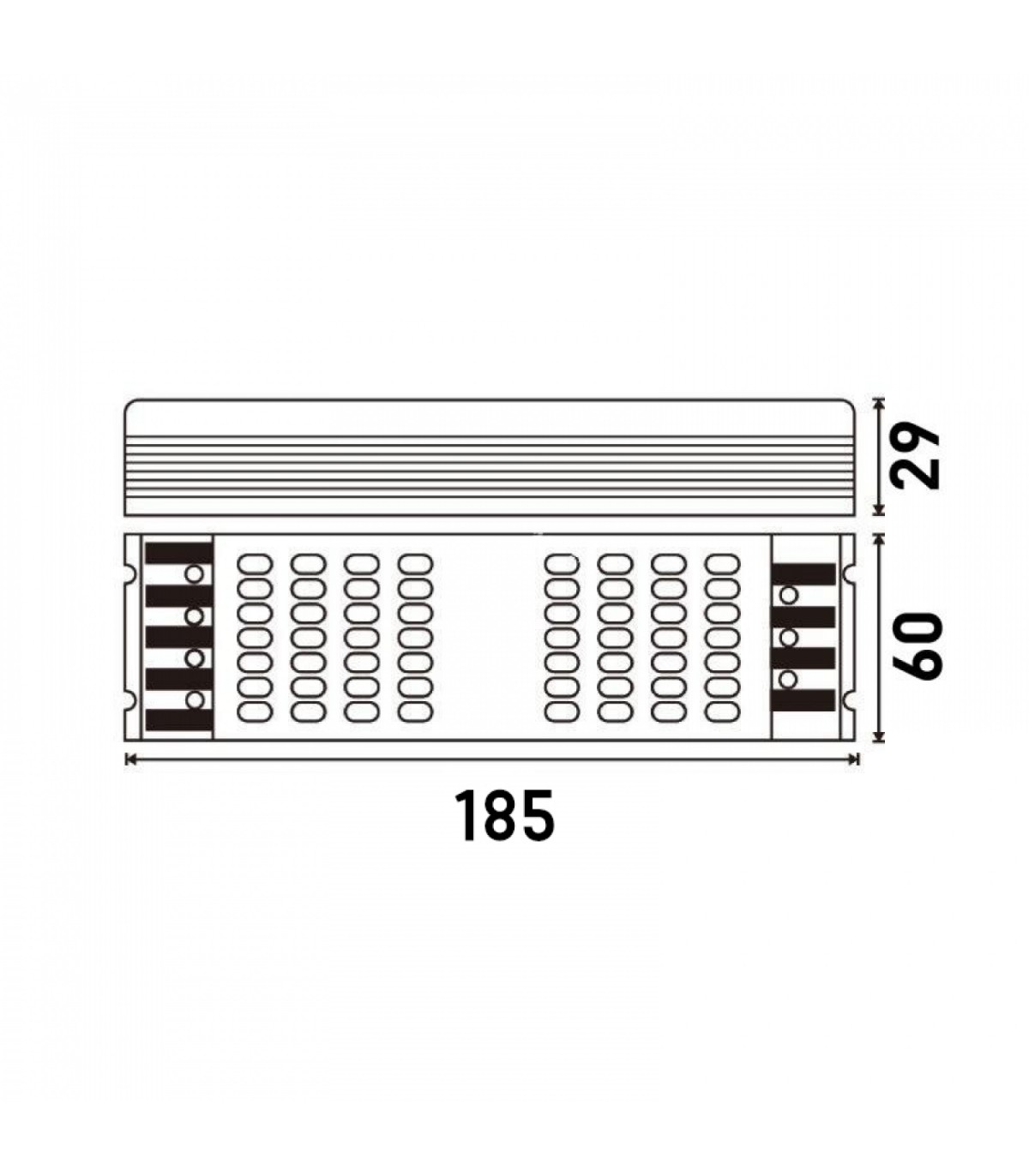 Driver Externo 300W 48Vdc Para Carril Magnético