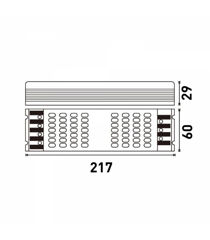 Driver Externo 400W 48Vdc Para Carril Magnético
